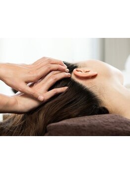 ヘッドスパで癒されたい