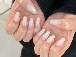 マグネット×Vカットネイル