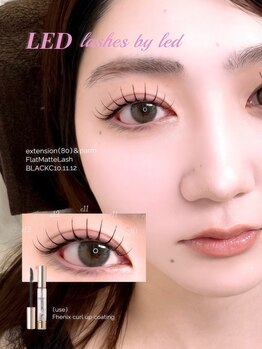 パティオアイラッシュ(Patio eyelash)/LEDエクステパーマ80本