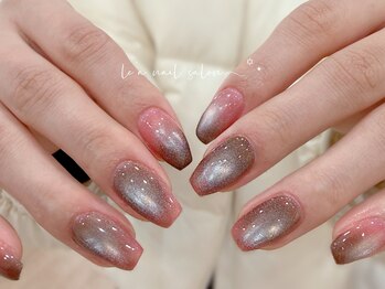 Wカラーのニュアンスマグ