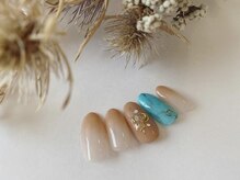 ロータス Lotus/ターコイズネイル