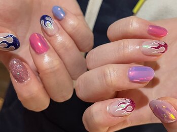 シェリーラメール 原宿店(cherie la mer)/ファイヤーネイル