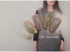 . *押し花×nuance nail *.□