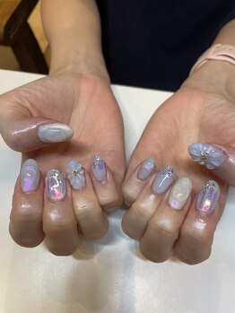 アールエム(Rm)/8月#ネイル