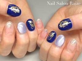 花火ネイル/夏ネイル/夏祭り