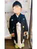 七五三着付け(５歳男の子)＆ヘア