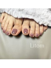 ネイルアトリエ リトム(Nail atelier Litom)/フット/ワンカラー