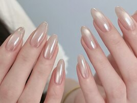 マグネット×ミラーネイル