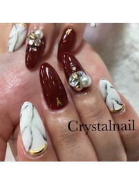 大理石ネイル
