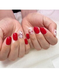 さくらんぼネイル