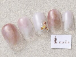 塗りかけ押し花￥7000