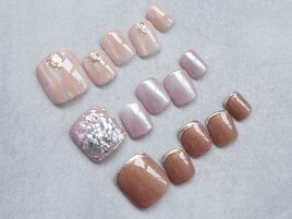 【ニュアンスフットネイル】