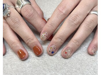 ロクサンサン(633)/ちゅるんオレンジ×粒キラ