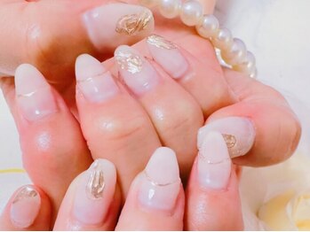 ルシア(LUCIA)/ミラーネイルシンプルアート10本