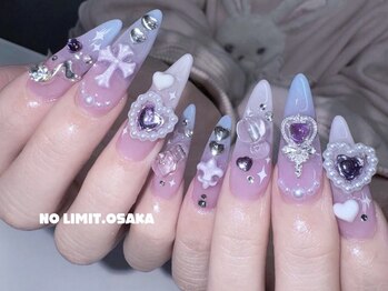 ノーリミットオオサカ 心斎橋(NOLIMIT.OSAKA)の写真/“美フォルム長さだしネイル”が大人気☆パラジェル×フィルインも対応可能!