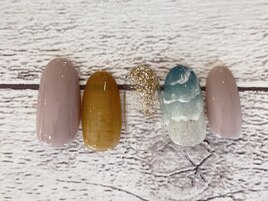 手書き波アート