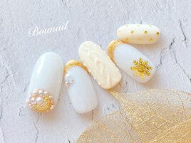 ニット　フレンチ　ストーン