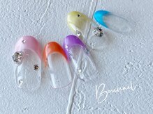 ネイルアンドアイラッシュ ボネール 銀座店(lash Bounail)/ゴープラス　フレンチ　Vカット