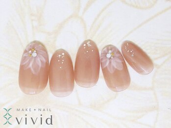 メイクプラスネイル ヴィヴィッド(MAKE+NAIL vivid)/*冬ブライダルネイル*