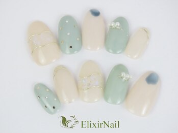 エリクサーネイル 神田(Elixir Nail)/シンプル/クーポン使用