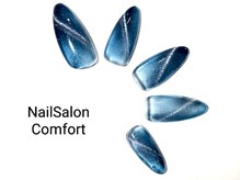 コンフォート(Comfort)の雰囲気（マグネットネイル/グラデーション/キラキラ/長さ出し/付け放題）