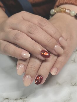 ミスネイル 沖縄 豊崎店(Ms.naiL)/ソラ指名バレンタインネイル★*