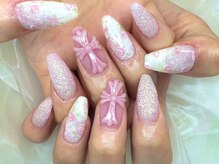 シェリーネイル(cherie nail)/小花柄/ジェル120分やり放題