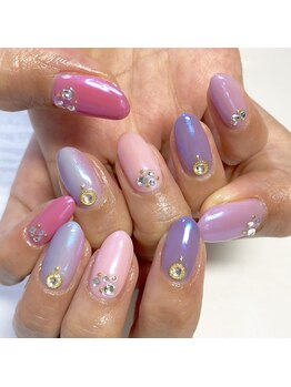 テラックス/縦グラネイル