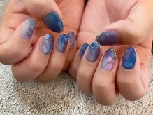 クラッシー(Classy)/にわか雨in青空ネイル♪