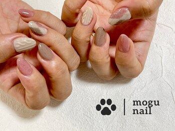 モグネイル(Mogunail)/1.2月定額B/ニットネイル