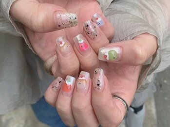 シー 新小岩(Shi.)の写真/ニュアンス/手描き/インクネイルなど幅広いアートに対応◎まわりと差が付く指先に♪[新小岩/ニュアンス]