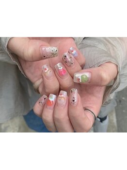 手描きアートが得意なサロン