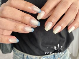 夏アシメネイル