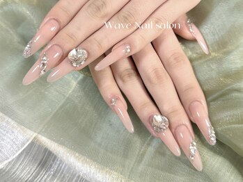 ウェーブネイルサロン'('Wave Nail salon)/持ち込みデザイン/フィルイン