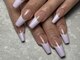 エクラ(Eclat)の写真/【New/本町】1級ネイリスト施術の美フォルム♪生え癖を真っ直ぐ魅せるスカルプで縦長美爪へ◎乗せ放題あり