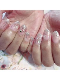 ラメグラデーション