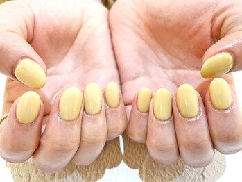 ライトウェーブ 長野駅前店/パステルイエローのワンカラー♪