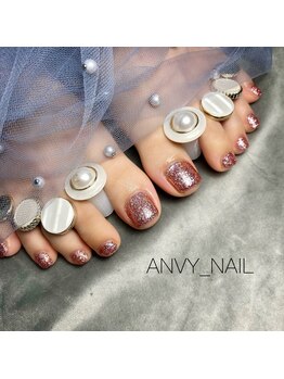 ネイルサロン あんび/フットワンカラー