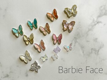 バービーフェイス 恵比寿(Barbie Face)/蝶々ネイル