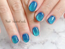 ノアブルーバードネイルズ(Noah' bluebird .nails)/マグネットネイルでお洒落な手元