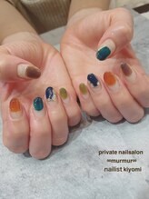 プライベート ネイルサロン マーマ(murmur)/ニュアンスミラーネイル