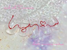 ネイルアート ジマー/クリアニュアンスコース