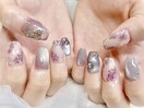 【川又指名限定】紫陽花ネイル