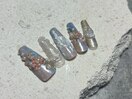ニュアンスネイル　パールネイル