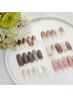 肌なじみ◎キレイめ女子必見♪シンプルアートコース100類以上ご用意★
