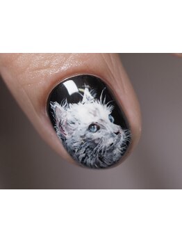 手描きアートが得意なサロン