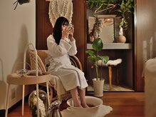 所要時間はmassage ＋1hなので心を整えれるrelax時間を