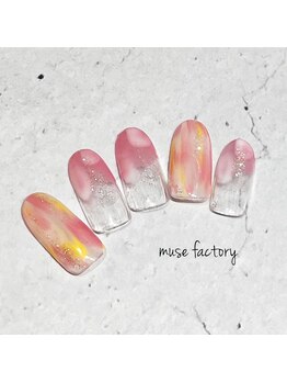 ミューズ ファクトリー(Muse factory)/シンプルSpringネイル
