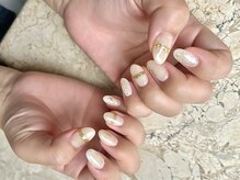 ネイルサロンアンドスクール ミュー(Nail Salon & school mieux)/ちゅるんミラーゴールド