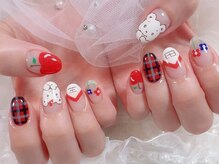 ミイネイル(Me nail)/#ファミリアネイル#手書きネイル